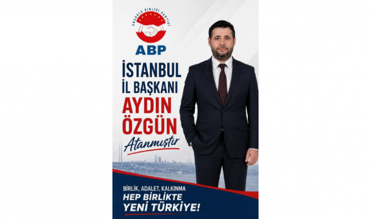 Bedri Yalçın: Aydın Özgün İstanbul İl Başkanlığı Görevine Atanmıştır - GÜNDEM - İnternetin Ajansı