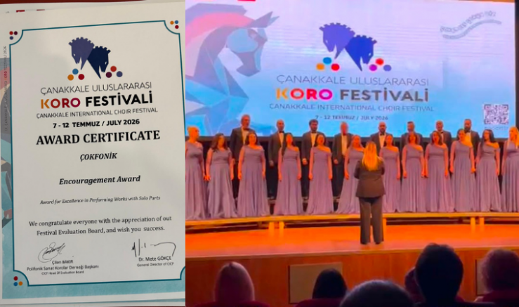 ÇOKFONİK KORO ÇANAKKALE’DEN ÖDÜLLERLE DÖNÜYOR - GÜNDEM - İnternetin Ajansı