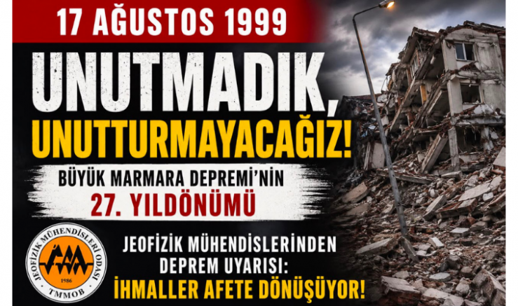 Jeofizik Mühendislerinden 17 Ağustos Uyarısı: Deprem Değil, İhmaller Afete Dönüşüyor - GÜNDEM - İnternetin Ajansı