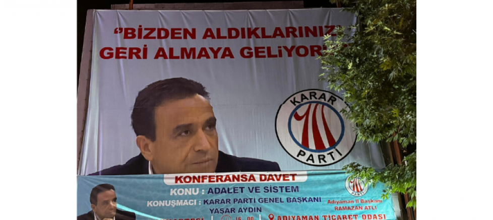 Yaşar Aydın: Karar Partisi, Doğu ve Güneydoğu’nun Umudu Olmaya Devam Ediyor - GÜNDEM - İnternetin Ajansı
